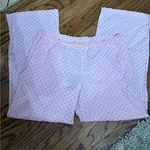 PINK Victoria's Secret Vintage Light Pink Polka Dot Pajama Pants